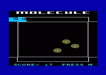 Molecule (UK) (1986) [Computing With The Amstrad] screen shot game playing